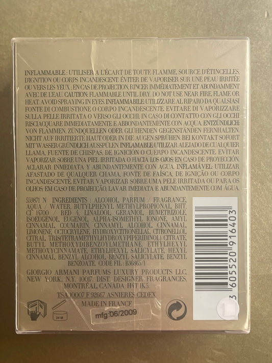 Armani Idole EDP 50 ml NIB sealed